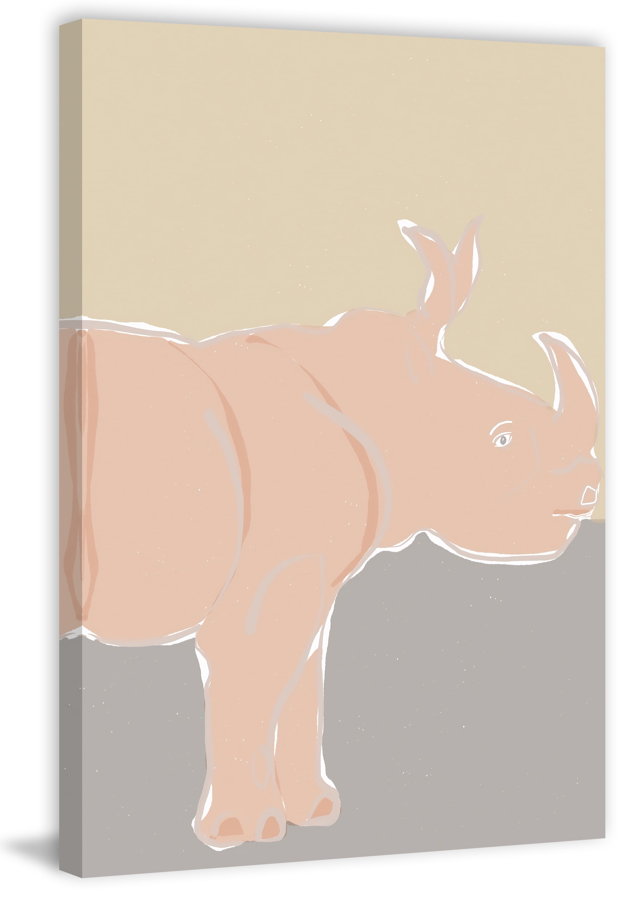 Marmont Hill Pastel Zoo I Canvas Wall Art
