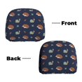 thumbnail image 3 of 2 PCS Car Headrest Cover, Hedgehog And Snail Soft Car Seat Head Rest Cover Protector Interior Car Accessories Seat Covers for Cars Truck Auto Only Covers, 3 of 8