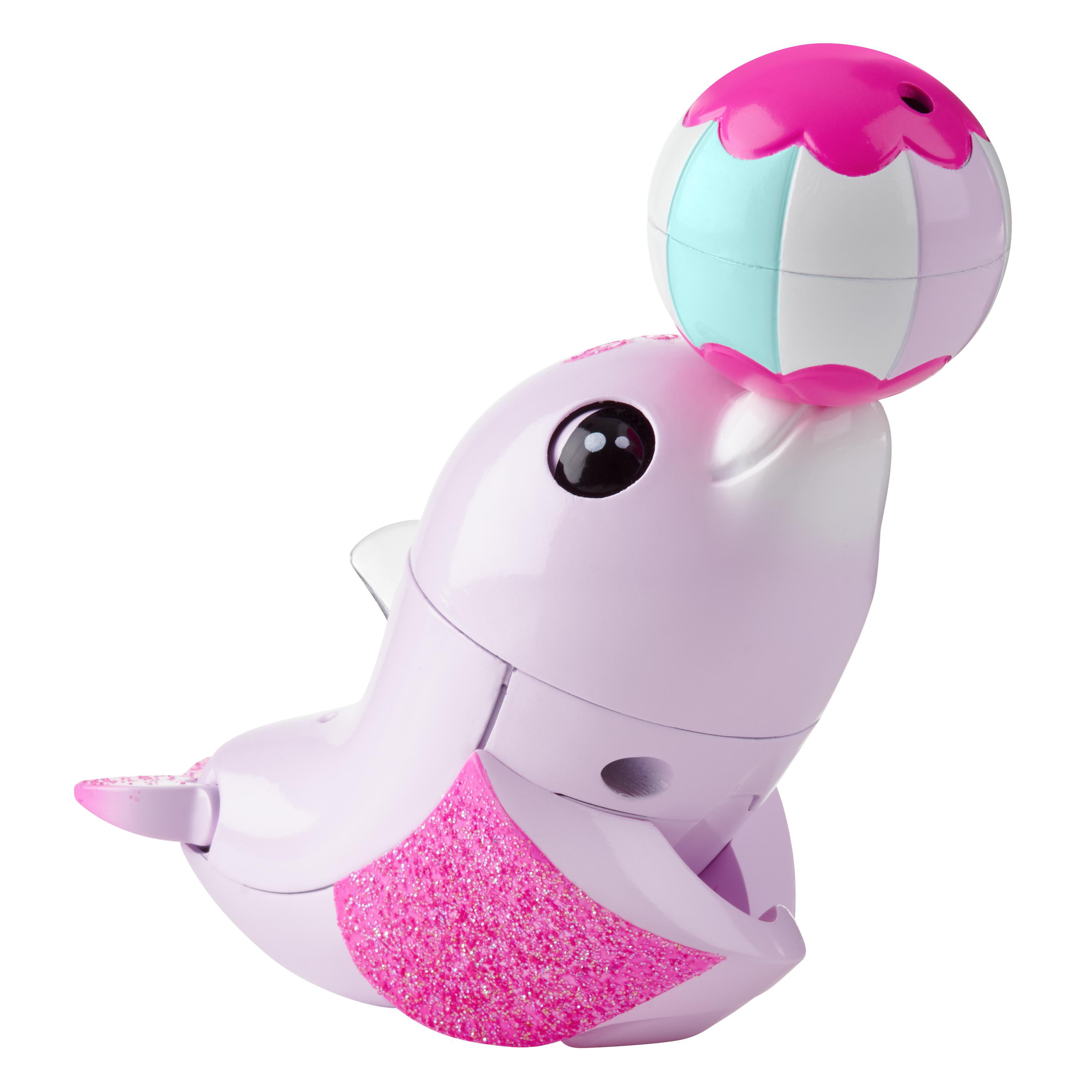 Pink - Interactive Toy WowWee Fingerlings Baby Light-Up Dolphin Jules 