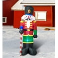 thumbnail image 5 of MEZOOM 8 Feet Christmas Inflatable Nutcracker Soldier Holiday Lighted Blow up Yard Decoration 8ft Nutcracker Inflatable Indoor Porch Outdoor, 5 of 5