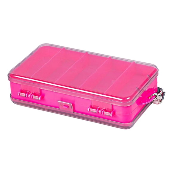 OADUKQ Pink and Red Lure Fishing Tackle Box