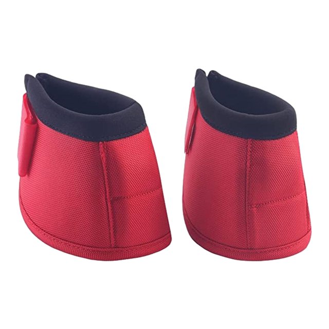 Wweixi Sonnette de Cheval pour Bottes Paire Légère Équipement Équestre Portable Rouge Petit Rouge P