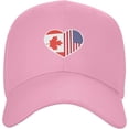 thumbnail image 2 of I Love America and Canada Baseball Cap for Men Women Adjustable Closure Golf Dad Hat, 2 of 8