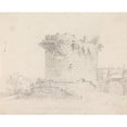 thumbnail image 3 of Henry Swinburne 14x12 Black Modern Framed Museum Art Print Titled - Ruins of a Circular Stone Keep (1777 to 1778), 3 of 5