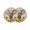 brown, variant on Modern Elephants Round 13 Inch Placemats Set of 2, Spring Summer Watercolor Sunflowers Daisy HeatResistant Non Slip Place Mats for Dining Table, Wipeable Braided Kitchen Table Mats for Housewarming