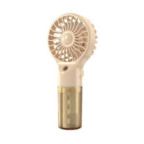 ChicYu Portable Handheld Misting Fan Rechargeable Battery Operated Spray Mist Fan Outdoors Personals Cool Device Makeup Travel Beach Cool System Water Spray Function