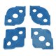 thumbnail image 3 of 4PCS R Corner Templates Round Angle Radius Jig Routing Template ABS Woodworking Corner Locator Blue, 3 of 5