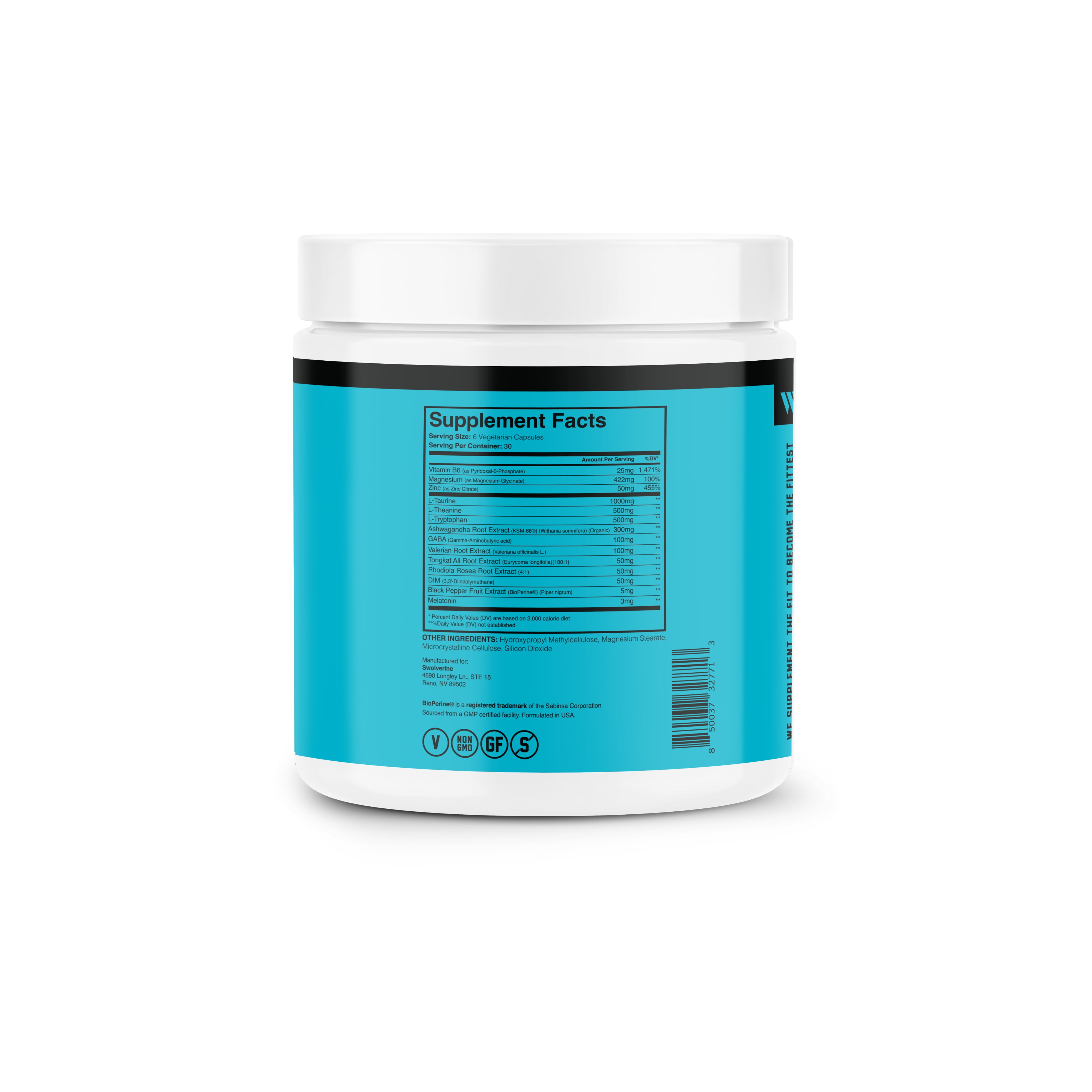 ZMT - Advanced Sleep And Testosterone Booster, With Adaptogens - 30 Servings