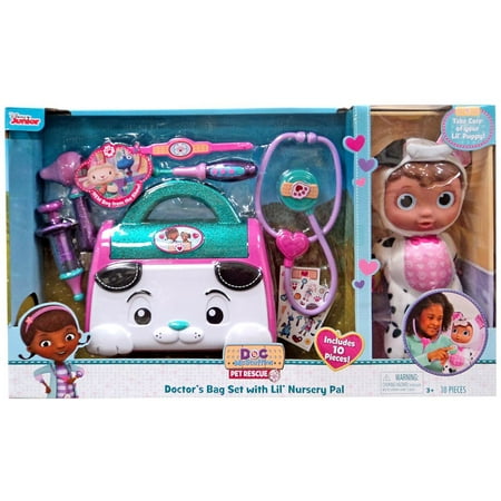 Disney Pet Rescue Doctor's Bag Set with Lil' Nursery Pal Playset [Lil' Puppy]