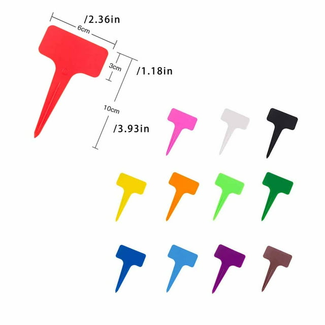 50 Pieces Garden Labels Yard Backyard Park Classification Marker Classification Markers Trees Seedlings Plant Flowers Planter Sign Tags Pink