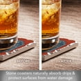 thumbnail image 5 of Thirstystone Texas Cities Tumbled Tile Stone Coaster 4-Pack, 5 of 7