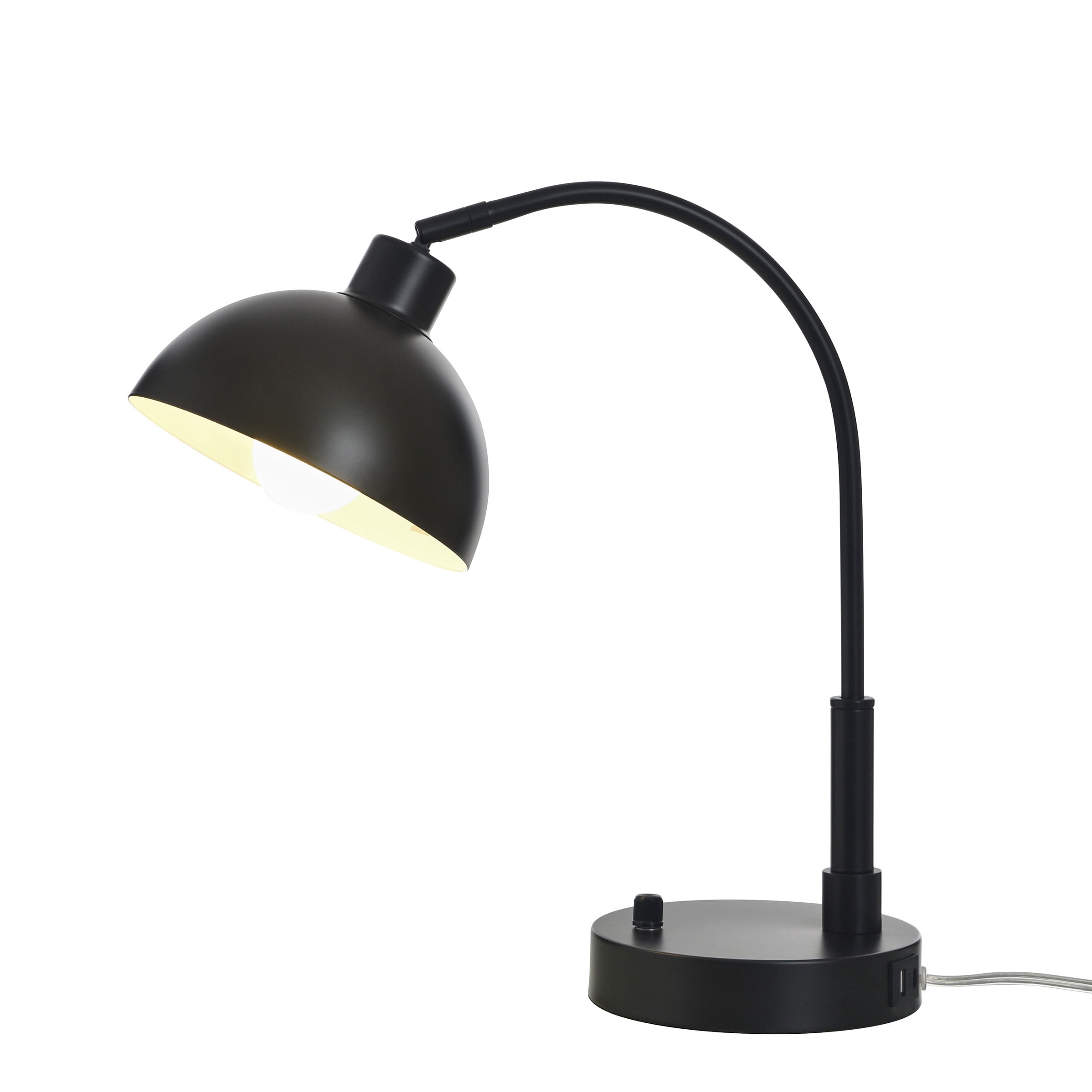 Better Homes & Gardens Black Finish Arch Dome Table Lamp