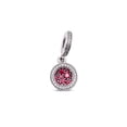 thumbnail image 2 of Pandora Colours Sparkling Red Disc Double Dangle Charm - 799186C03, 2 of 2