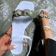 thumbnail image 1 of Sandalias de verano para mujer, sandalias planas sin cordones, zapatos romanos de cristal, sandalias informales con punta abierta Wmkox8yii  nm8087, 1 of 9