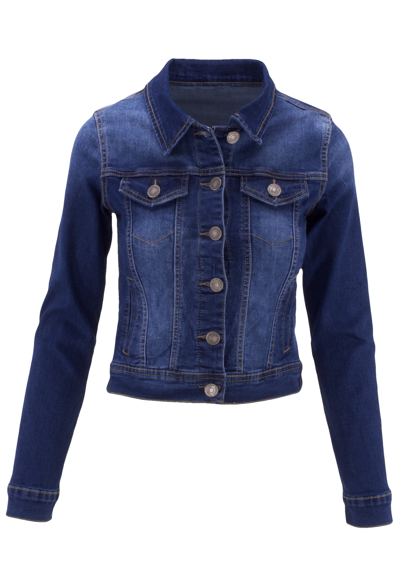 button down denim jacket