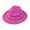 Hot Pink, variant on SUYIDA Stylish Unisex Fedora Hat for Outdoor Fashion and Sun with Classic Wide Brim Design