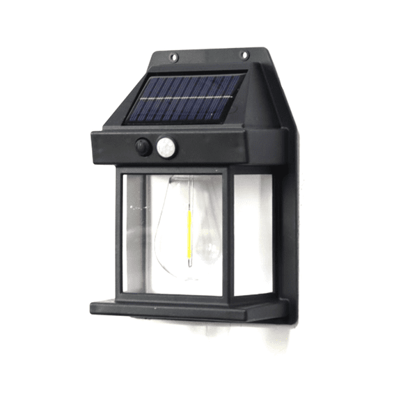 Solar Tungsten Bulb Wall Lamp Outdoor Waterproof Wall Lamp Courtyard Landscape Decorative Lamp