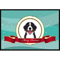Carolines Treasures BB1547JMAT Bernese Mountain Dog Merry Christmas Indoor & Outdoor Mat- 24 x 36 in.