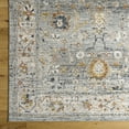 thumbnail image 2 of Livabliss Area Rugs for Living Room, 3x7 Beckham Traditional Medium Gray Runner Rug, Bedroom Dining Room Home Decor Stain Resistant Carpet (2'7" x 7'3" Runner), 2 of 6