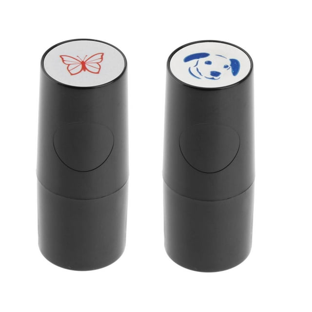 jinwen DYNWAVE 2pcs Golf Ball Stamper Impression Seal Quick-dry Long Lasting Waterproof