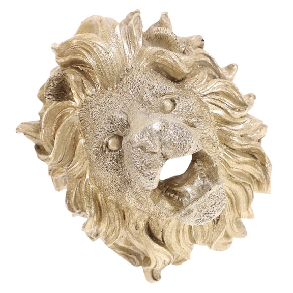 WEUVEB Lion Head Water Spout Fountain Wall Spouts Golden 1Pack