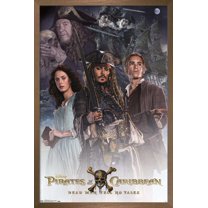 Disney Pirates of the Caribbean: Dead Men Tell No Tales - Crew Wall Poster, 22.375" x 34", Framed