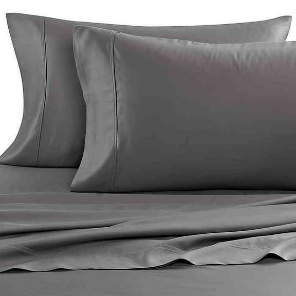 Eucalyptus Origins Tencel Lyocell 600-Thread Count King Pillowcases in Grey (Set of 2)