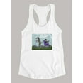 thumbnail image 3 of Schnauzer Scooter Racerback Tank Women -Fab Funky Designs, Female x-Small, 3 of 4