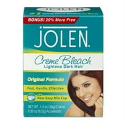 Jolen Creme Bleach Lightens Dark Hair Original Formula Kit