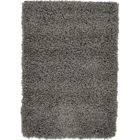 Unique Loom Solid Shag Contemporary Area Rug or Runner