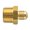 Yellow Brass, variant on Jmf Male Connector 1/4 " Flare X 1/8 " Male Yellow Brass Bagged Pack of 2