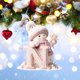 thumbnail image 2 of Snowman Letter Christmas Tree Holiday Decoration Pendant, Festive Ornament for Xmas Decor, Home Holiday Party Gift, Merry Snowman Hanging Decor, 2 of 6