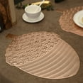 thumbnail image 5 of FastXmas Pinecone Shape Placemats Set,13 x 15.8 Inch Pinecone Table Mat,PVC Dishes Mat, Coffee Bar Mat,Non-slip and Heat Resistant Drainer Mat,Absorbent Draining Mat for Kitchen Table,Dinning,Bedroom, 5 of 5