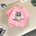 thumbnail image 4 of WEAIXIMIUNG Vêtements Mignons pour Adolescentes Été Filles Mignonnes Imprimé Col Rond Manches Courtes T-Shirt Décontracté Mode Ample, 4 of 4
