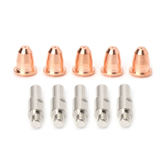 10Pcs/Set S45 Consumables Kit Electrode 0.8mm Nozzle Tip For Plasma Cutter Torch