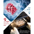 thumbnail image 4 of Recipientes de vidrio BOROHOUSE, 12 piezas, de borosilicato con tapas grises, 4 of 8