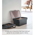 thumbnail image 4 of Yamazaki Home Tower Airtight Pet Food Storage Container, Black, 0.8 Gallon, 4 of 7