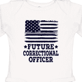 thumbnail image 4 of Inktastic Future Correctional Officer Boys or Girls Long Sleeve Baby Bodysuit, 4 of 5