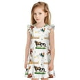 thumbnail image 1 of Balery Cute Farm Camisón de princesa para niñas, pijama de algodón con mangas abullonadas, suave y bonito.-X-Large, 1 of 6