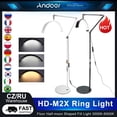 thumbnail image 2 of Andoer Ring Light Half Moon LED Lamp Stream Deck Floor Video Light Fill Light 3000K-6000K for Beauty Salon Makeup Live Streaming, 2 of 5