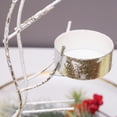 thumbnail image 4 of Soporte para candelabros de hierro apariencia ciervo 2 brazos decoración Vintage 35 cm Perfecl, 4 of 7