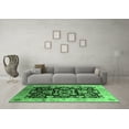 thumbnail image 3 of Ahgly Company Indoor Rectangle Oriental Emerald Green Traditional Area Rugs, 5' x 7', 3 of 4