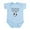 Sky Blue, variant on CafePress - Play Soccer Like My Daddy Body Suit - Baby Light Bodysuit, Size Newborn - 24 Months