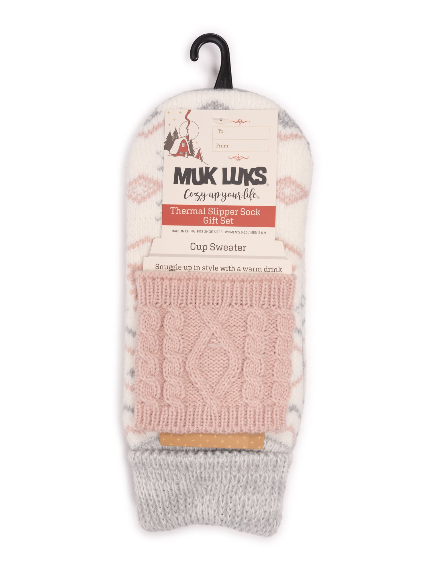 Muk Luks Women's Thermal Ankle Slipper Sock Gift Set