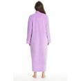 Just Love Plush Zipper Lounger Robe (Lilac, 3X)