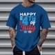 thumbnail image 1 of Tops para hombre, blusas y camisas de cuello redondo y manga corta para hombre, tops casuales de cuello redondo y manga corta con estampados especiales para hombre., 1 of 5