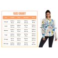 thumbnail image 3 of FORMRS Womens Long Sleeve Shirts UPF 50+ Sun Protection Quick Dry Fishing Hiking Tops, Size S-2XL, Blue Wildflower Pattern, 3 of 8