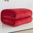 thumbnail image 4 of Dido Solid Color Flannel Blanket Bed Car Office Sofa Autumn Winter Warm Carpet Air-condition Room Rugs, 4 of 6