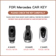 thumbnail image 4 of Funda de cuero para llavero de TPU para llave de coche, carcasa para llavero de Mercedes Benz ABCES Clase W204 W205 W212 W213 W176 GLC CLA AMG W177, 4 of 5
