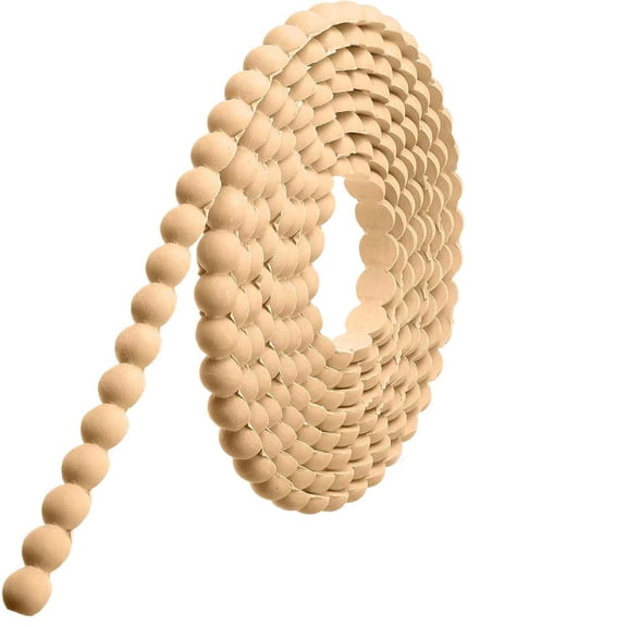 Flexible Molding Trim Peel and Stick for Walls Decorative Bead Pearl DIY Wall Trim for Bathroom Mirror Frame Border Backsplash Ceiling Cabinet TV Wall Edge